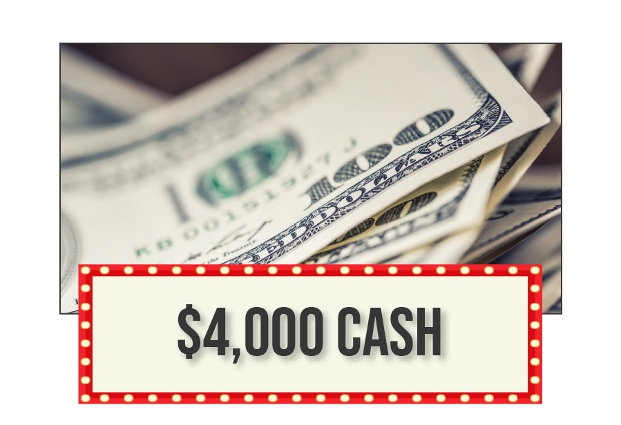 $4,000 cash