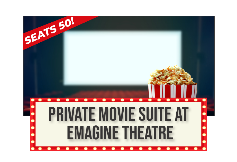 Private movie suite at Emagine Theatre