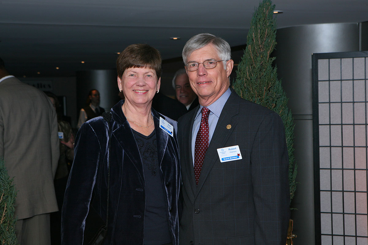 Photo Bob & Sue Peterson at the PVM Gala